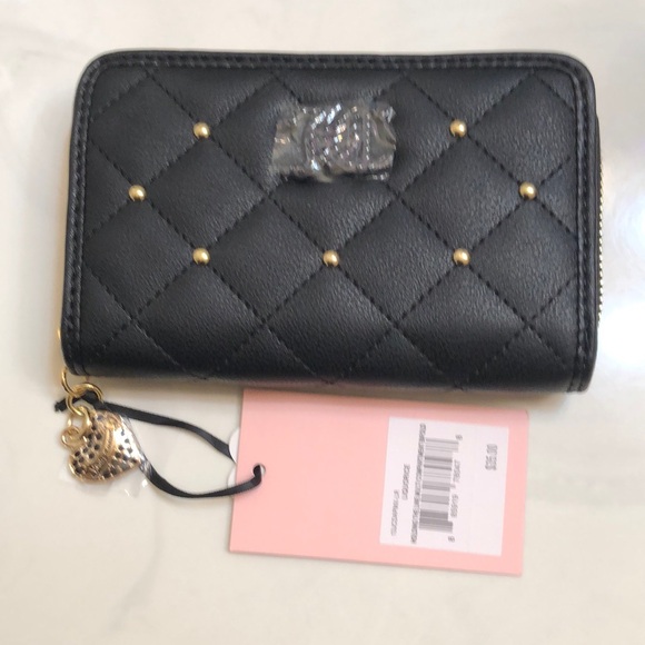 Juicy Couture Quilted Liquorice Holding The Line Multi Compartment Wallet NWT - Picture 3 of 16